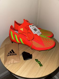 New Adidas Predator Edge.1 Low SG Orange Green Soccer Cleats Size 11 GW1010