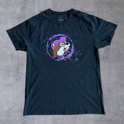 Buc-ee's Shirt Mens Large Black DJ Beaver Hip Hop I'm Going Back To Buc-ees Texas