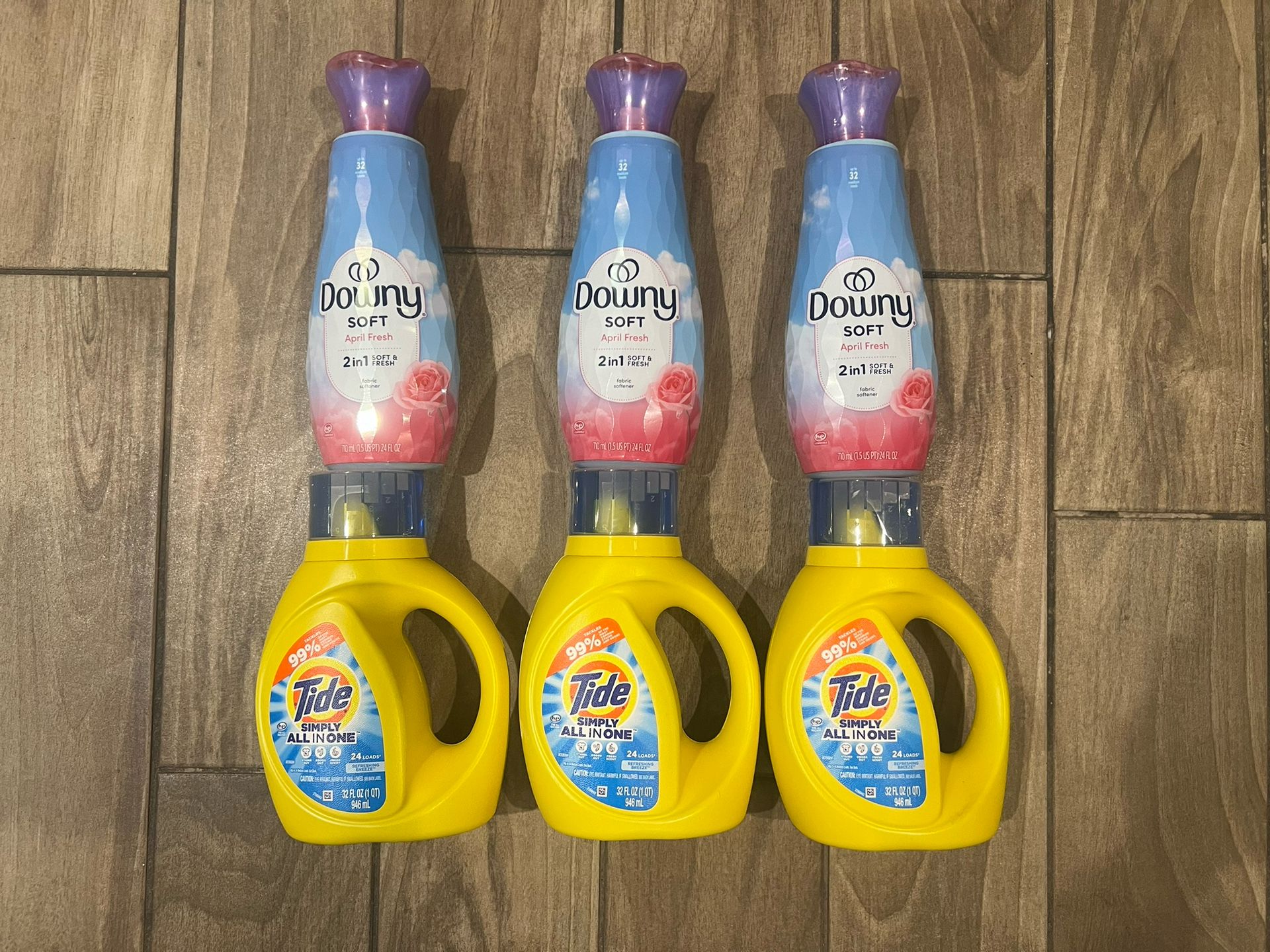 Detergent Tide And Downy All For $20