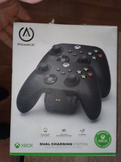 Dual charging station for controls