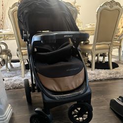 Infant Car Seat and Stroller Combo | Springhill/Black
