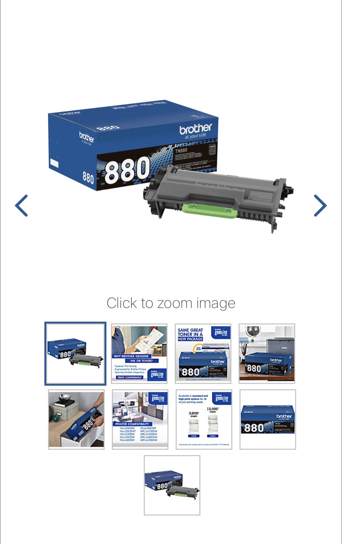 Brother 880 Toner