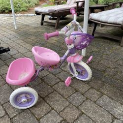 Girl’s Tricycle  With Helmet Included 