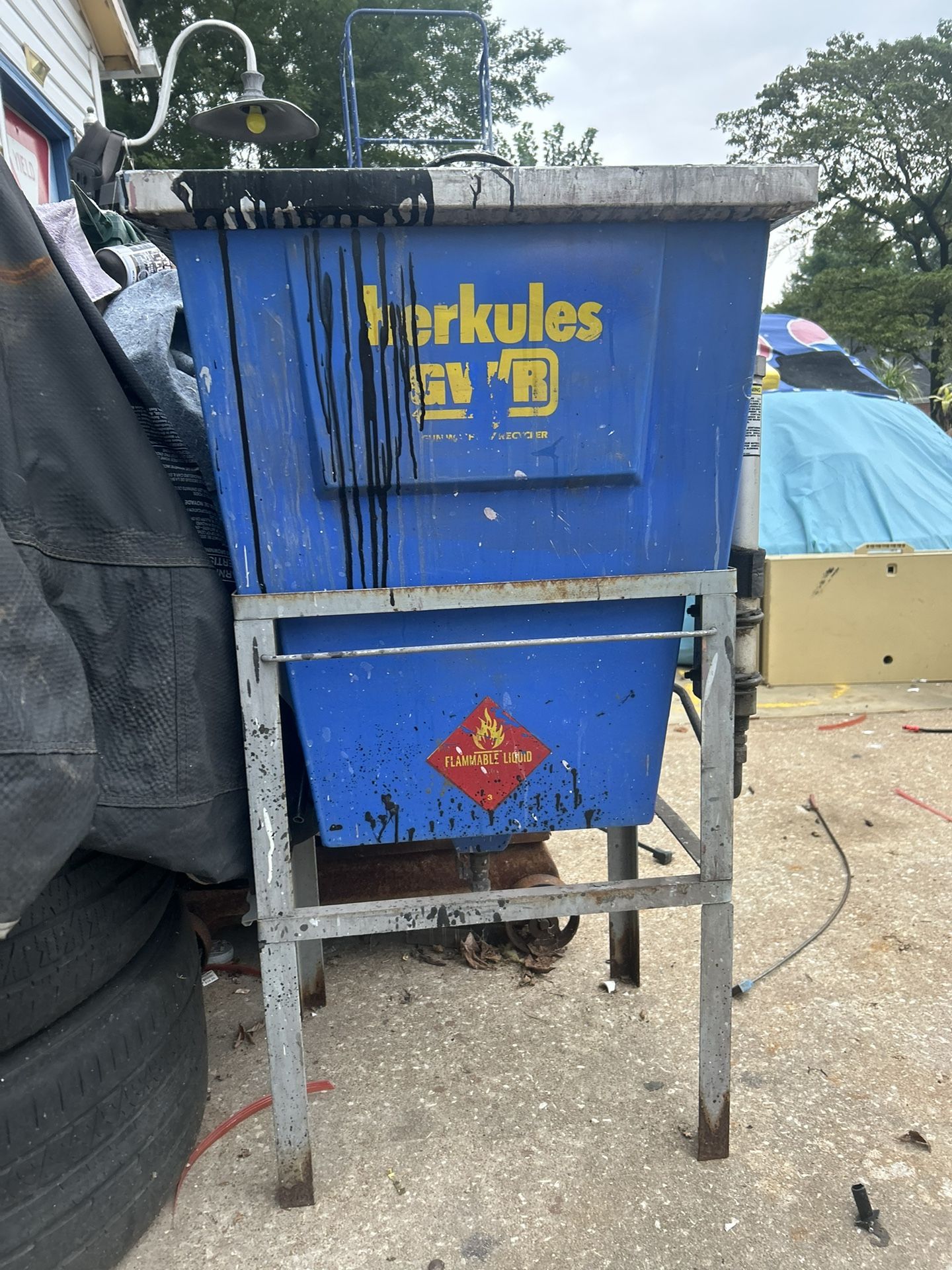 Parts Washer For Paint Guns