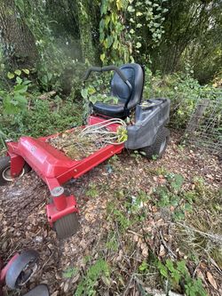Sitting lawnmower, not running