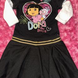 Girls Dora Set Clothing Size 12/24 M