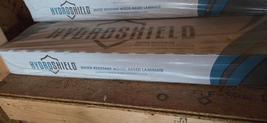 HydroShield Water Resistant Wood-Based Laminate Flooring.