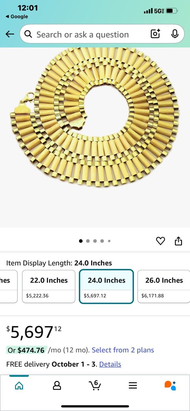 10k Rolex Gold Chain