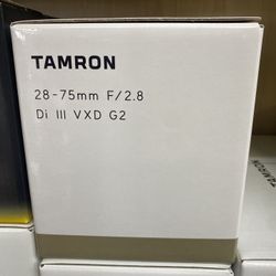 Tamron 28-75 F2.8 G2 