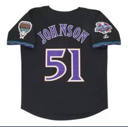 Randy Johnson Arizona Diamondbacks 2001 World Series Men's Alt