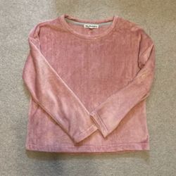Fluffy Pink Top Size Medium, Like New