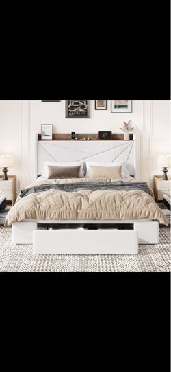 Queen bed frame