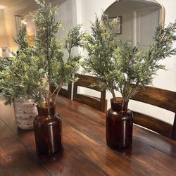 Threshold Faux Cedar Branches In Vessels 20 Each 