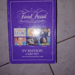Trivial Pursuit TV Edition Card Set