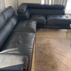 Leather Couch 