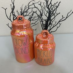 Rae Dunn Crows Feet And Pickled Brains Canisters