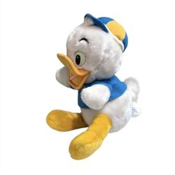 Vintage Walt Disney World Parks Store Dewey Duck Plush 9" Stuffed Animal Donald