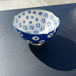 Anthropology Mini Soup Bowl Chipped