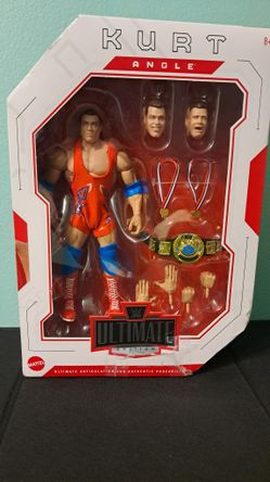 WWE Ultimate Edition Kurt Angle Action Figure, Wrestling, Champion, It's True