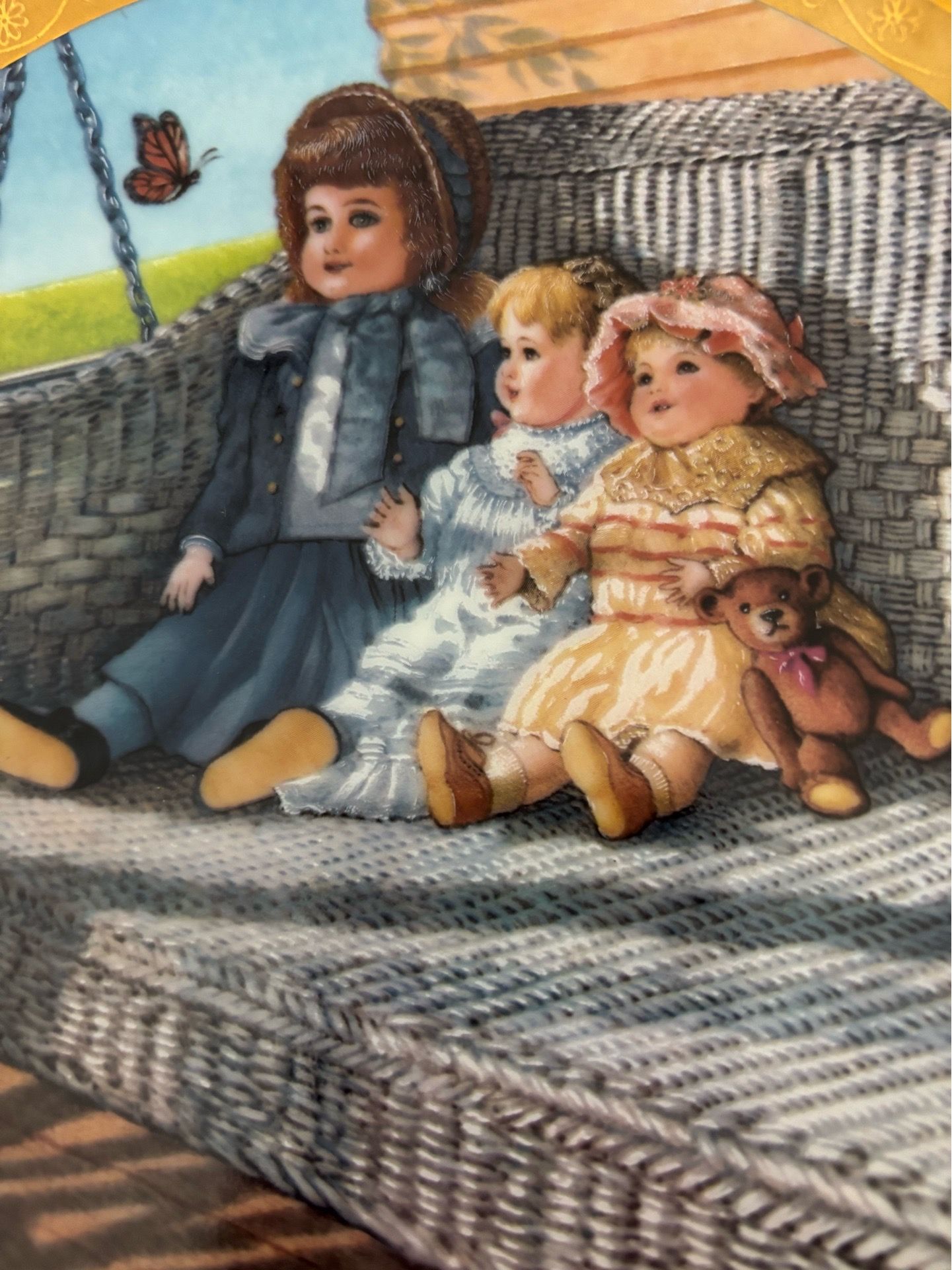 VTG-decorative collector's plate featuring artwork by Jack Appleton
