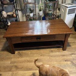 Coffee Table With Drawer