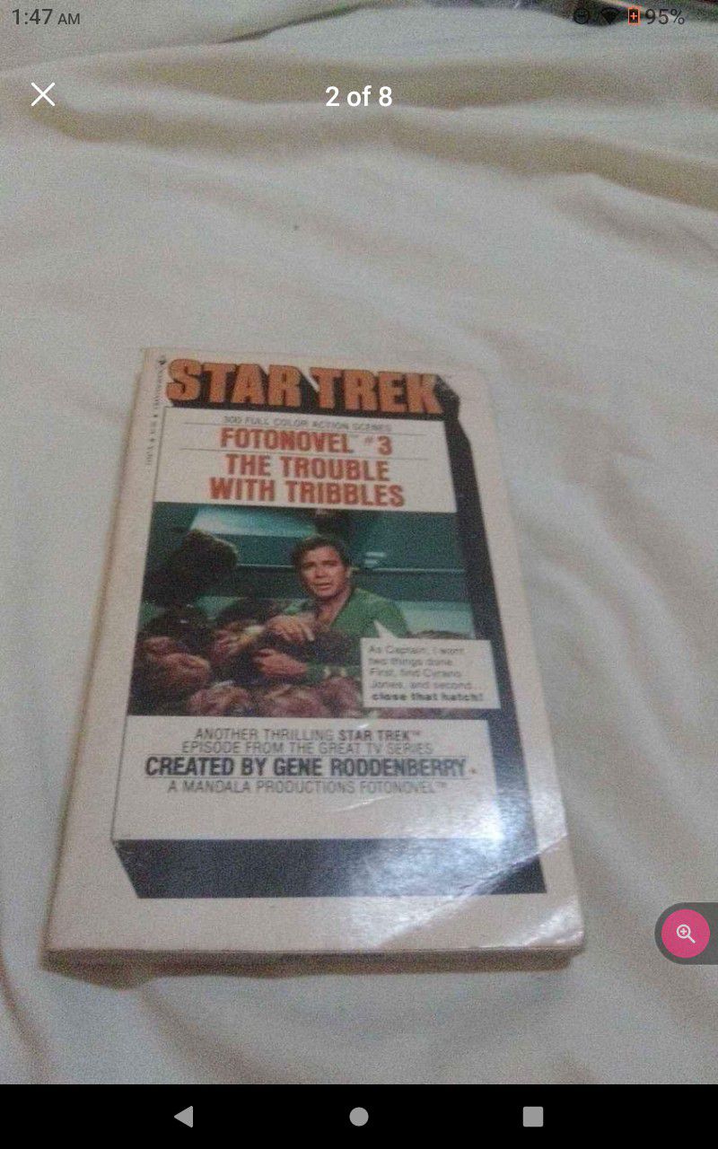 Star Trek Fotonovel #3 "The Trouble with Tribbles" Bantam books December 1977