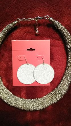 Silver Holiday Sparkly Set