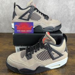 Air Jordan 4 Retro Taupe Haze Size 6 GS / 7.5W DJ6249-200 Youth Shoes OG Rare MJ