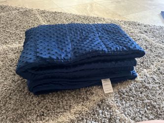 Alanoma Navy Blue Weighted Blanket
