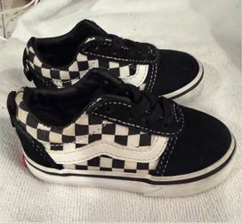 Vans Old Skool Toddler Checkerboard Sneakers