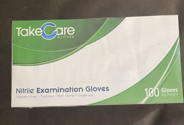 Blue Nitrile Gloves – Powder Free – S, M, L & XL