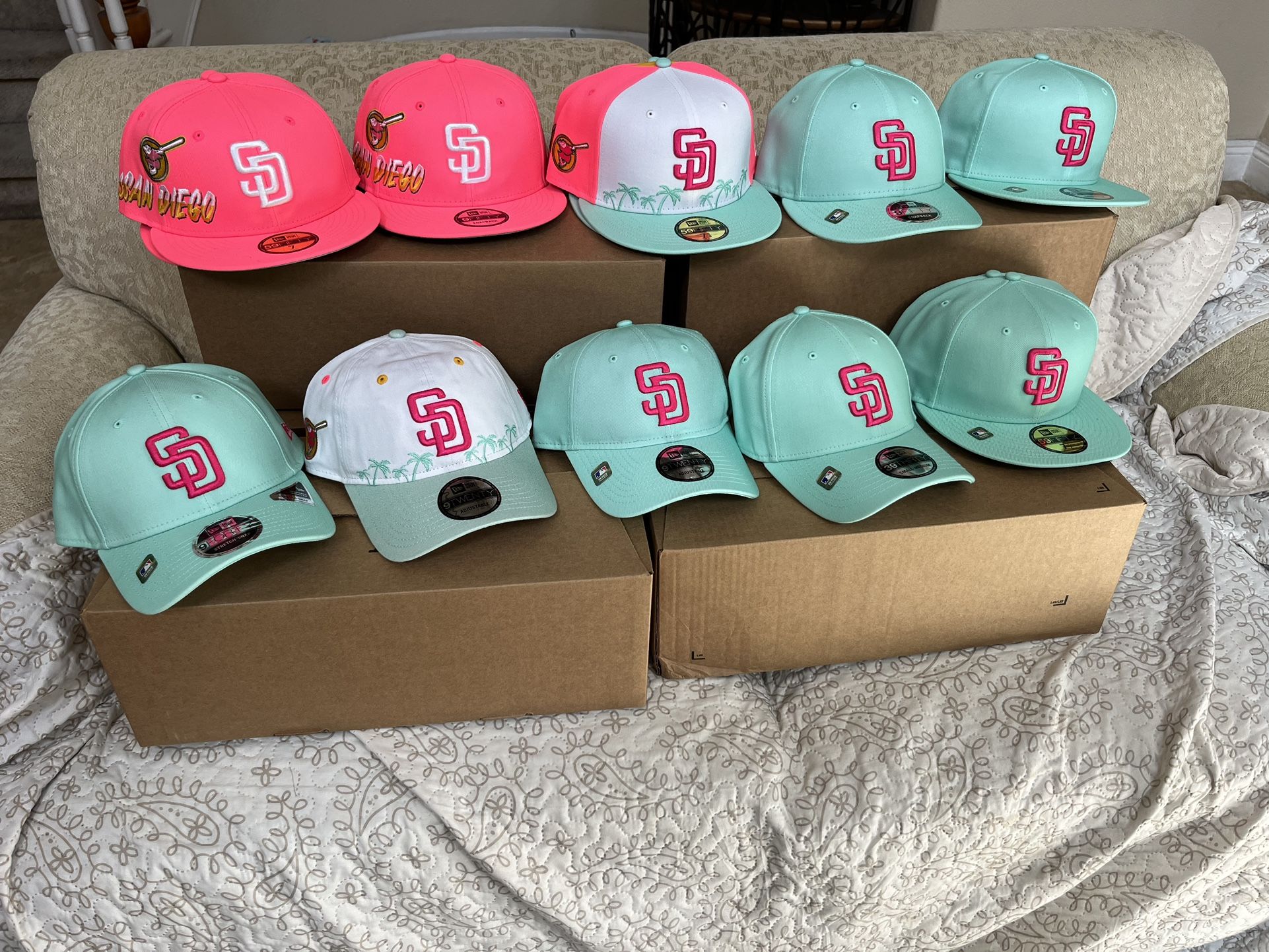 New Era San Diego Padres City Connect Hats In Stock Men’s And Women’s Brand New