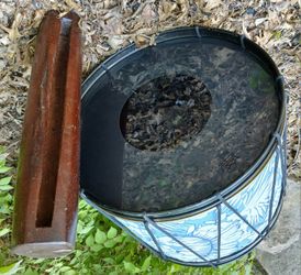Tahitian Otea Drum Set, Pahu Drum And Toere Log Drum, Excellent Condition 