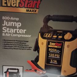 New EverStart 800amp Jumper/Air Compressor 
