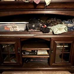 Entertainment Center W/bookshelves 
