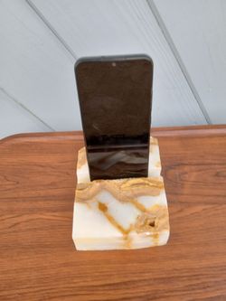 Gorgeous, vintage, heavy marble stand. One of a kind!