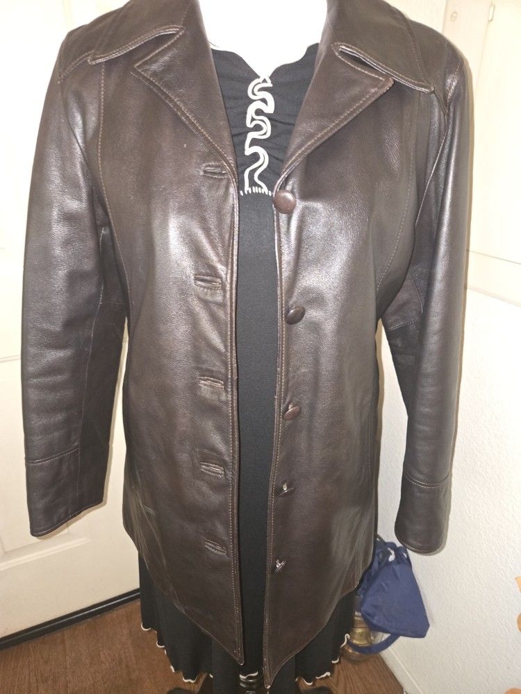 Women's Italian Leather Jacket ,.Vera Pelle