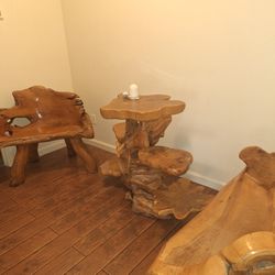 Teak Root Furniture 3 Piece Set