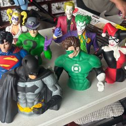 DC Comics Bust Coin Banks Collection 