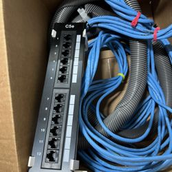 CAT5e 12 Port Patch Panel