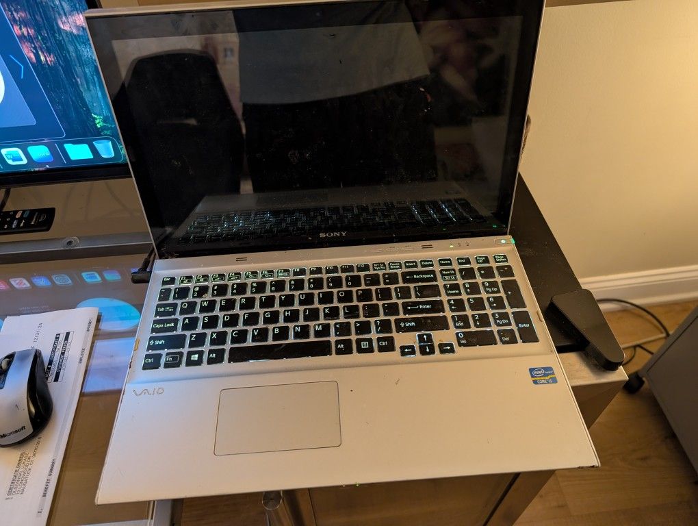 Sony Vaio Laptop 8gb Ram Intel Core I5 1 Tb Hard Drive With Issues
