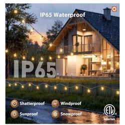 100ft LED Waterproof String Lights - Brand New