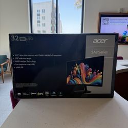Acer SA322QU – 32” Ultra-Slim WQHD (2560x1440), 75Hz