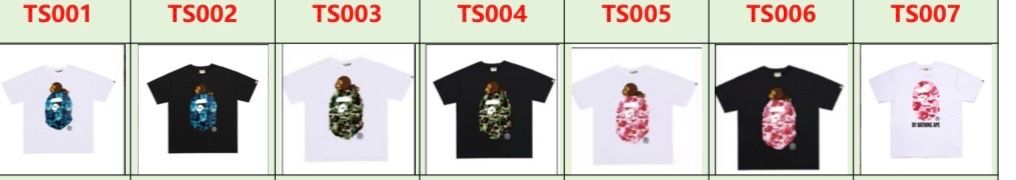 Bape shirts size m L xl