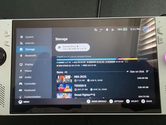 Asus Rog Ally Z1 Extreme  with Steam OS