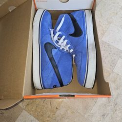 Nike Dunk High 6.0  Cobalt Blue Suede Sneakers 13lightlu