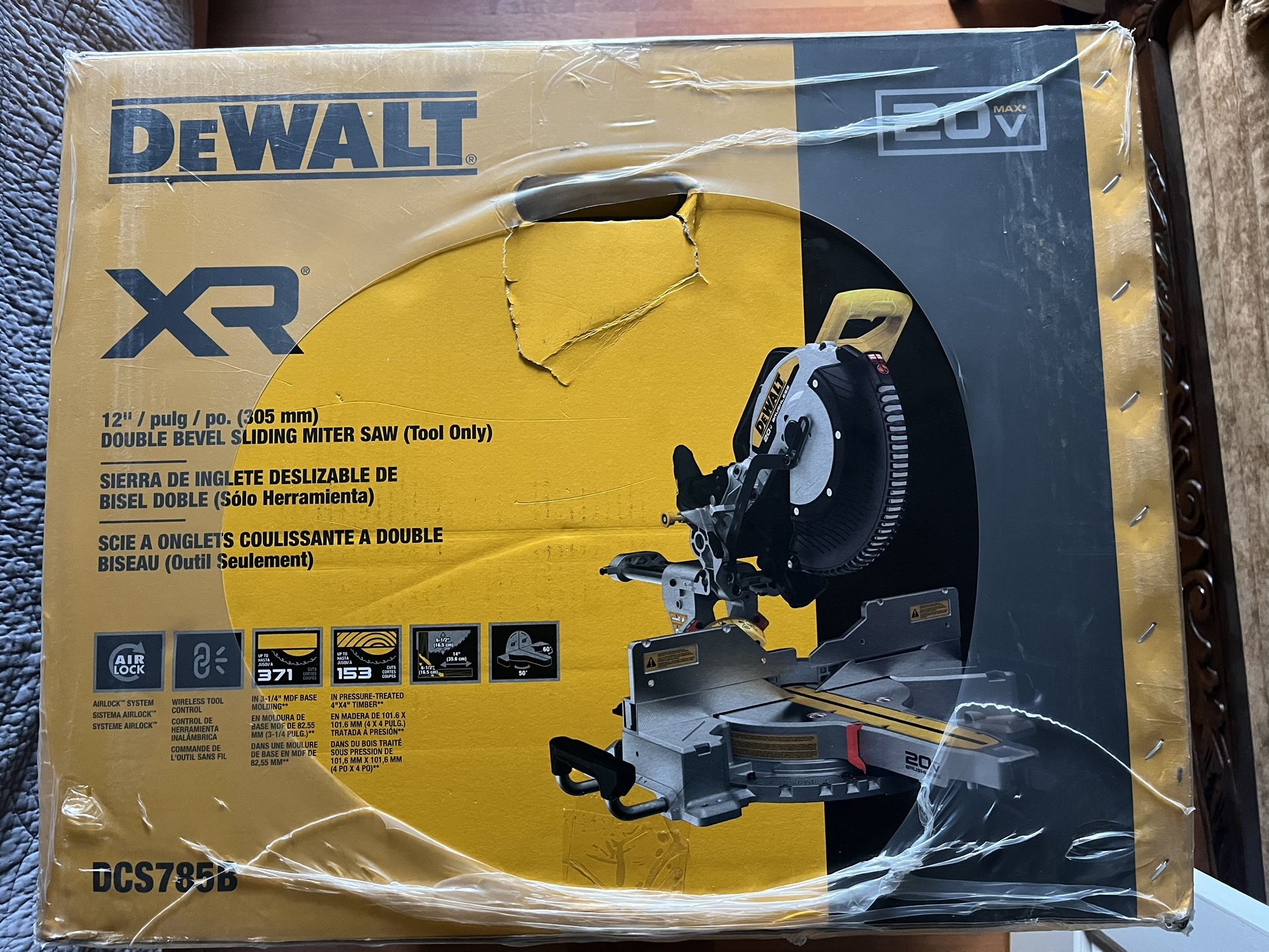 DeWalt Cordless Miter Saw.