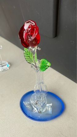 Rose with swan