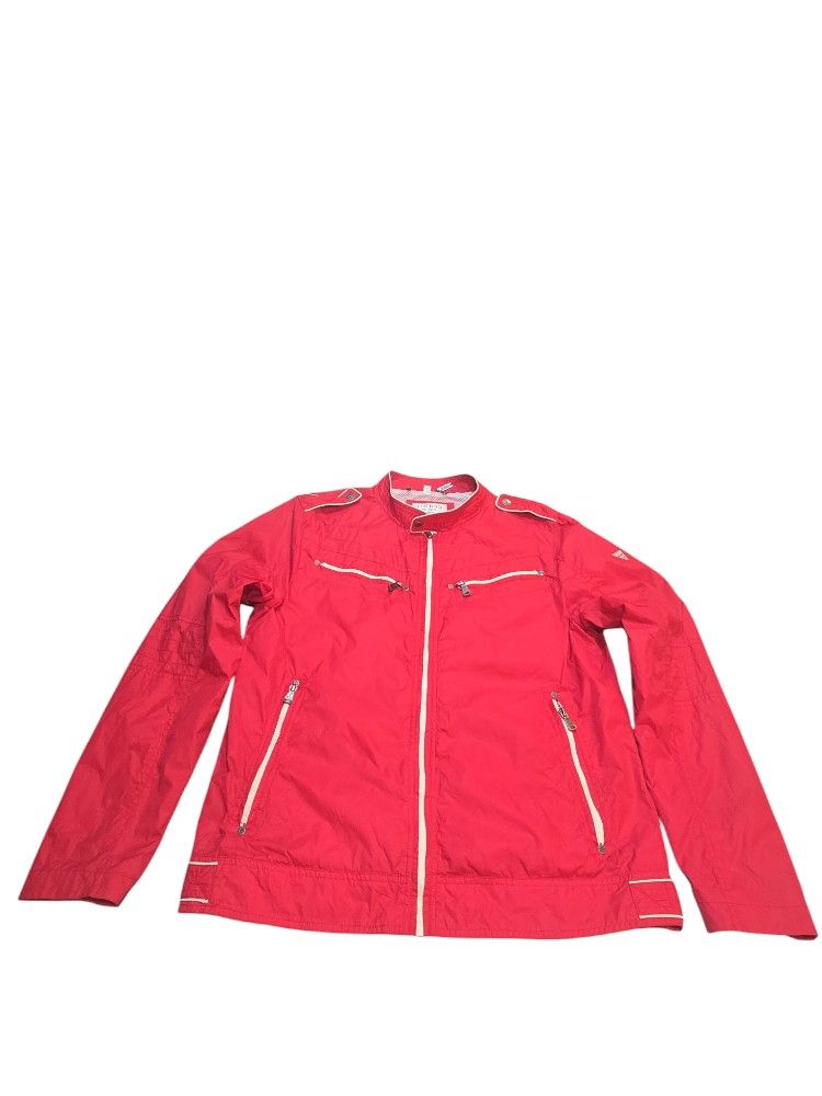 Guess Men's Vintage Red WindbreakerJacket