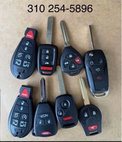 Llaves y controles para carros keys and fobs